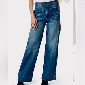 ANTHROPOLOGIE | HABITUAL Perry High Rise Wide Leg Jeans Size 10